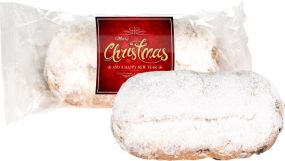 Gourmet-Stollen Merry Christmas als Werbeartikel