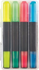 Uma Textmarker 4er Set Liqeo Highlighter Pen als Werbeartikel