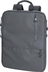 TROIKA Laptop-Rucksack TROIKA Black Expandable als Werbeartikel