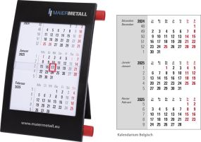 Tischkalender Classic 2, 2-sprachig belgisch (NL,F) als Werbeartikel