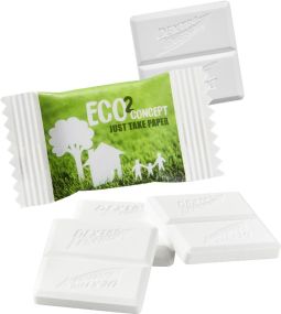 DEXTRO ENERGY* im Papierflowpack als Werbeartikel