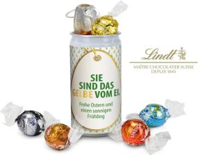 Lindt-Geheimnis - Etikett nach Wahl als Werbeartikel