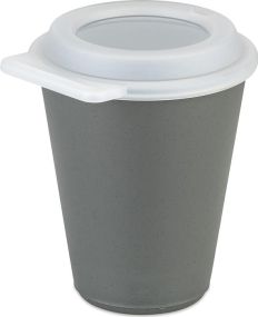 Becher 300ml mit Deckel Trinköffnung Move Cup als Werbeartikel