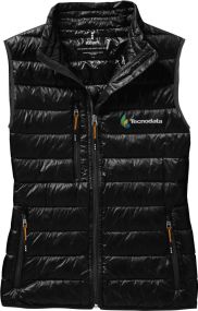 Fairview leichter Daunen-Bodywarmer für Damen als Werbeartikel