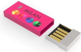 USB Stick Milan Fuchsia, 4 GB Basic als Werbeartikel