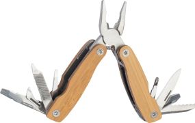 Multitool aus Bambus als Werbeartikel