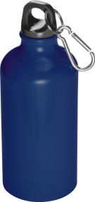 Katalog-Nr.: 0195 Trinkflasche aus Metall mit Karabinerhaken, 500ml als Werbeartikel