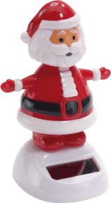 Solar-Wackelfigur Santa als Werbeartikel