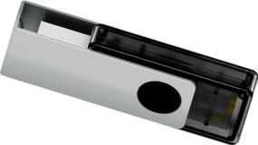 Klio USB-Stick Twista transparent Mc USB 3.0 als Werbeartikel