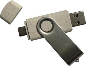 USB-Stick C05 Weizenstroh Typ C, USB 3.0