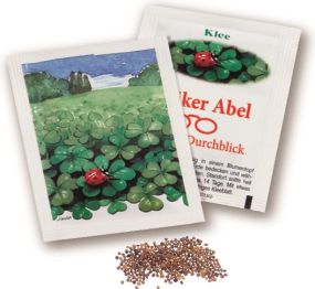 Samentüten Country Garden Klee - inkl. Werbedruck als Werbeartikel