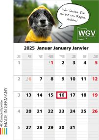 Monatkalender Solo 1 als Werbeartikel