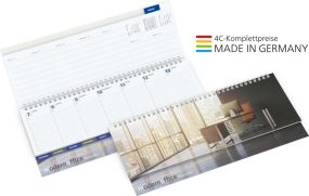 Tischkalender Master Register Karton als Werbeartikel