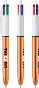 BIC® 4 Colours Shine Kugelschreiber als Werbeartikel