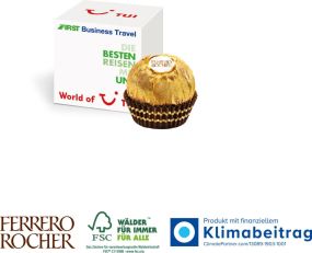 Werbe-Würfel mit Ferrero Rocher als Werbeartikel