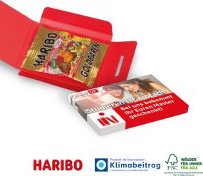 Haribo Fruchtgummi-Briefchen als Werbeartikel