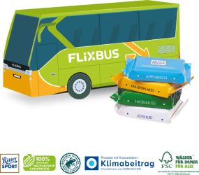 3D Präsent Bus als Werbeartikel