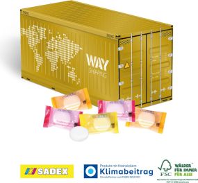 3D Präsent Container als Werbeartikel