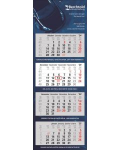 4 Block-Wandkalender Trend 14 mit 14 Monaten, 4-sprachig