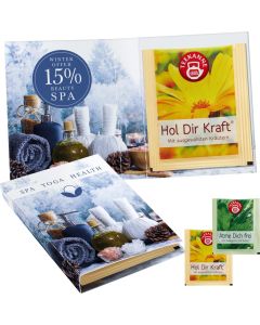 Süßes Briefchen mit Aromaversiegelter
Kräuterteebeutel von Teekanne