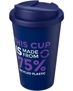 Americano® Eco 350 ml recycelter Becher mit auslaufsicherem Deckel