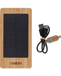 Sunwick 10.000mah Bambus Solar Powerbank