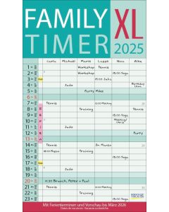 Korsch Kalender XL Family Timer