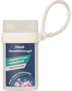 Handreinigungsgel in 50 ml Flasche - wahlweise mit Loopi - inkl. individuellem 4c-Etikett