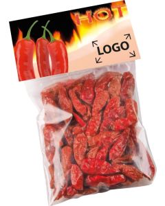 Chili Tütchen Hot - inkl. 1-4 c Logo-Digitaldruck