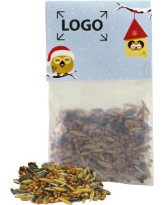 Vogel-Snack - inkl. 1-4 c Logo-Digitaldruck