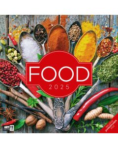 Kalender Food 2025 - 30x30