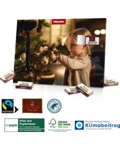 Tisch-Adventskalender Organic mit Fairtrade-Kakao