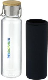 Thor 660 ml Glasflasche mit Neoprenhülle als Werbeartikel