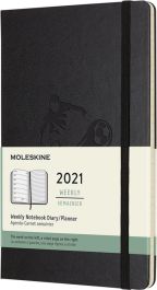 Moleskine Hardcover 12 Monate Wochenkalender L als Werbeartikel