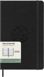 Moleskine Hardcover 12 Monate Wochenkalender L vertikal als Werbeartikel