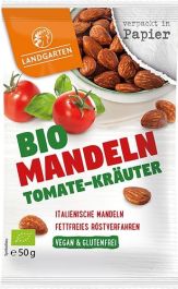 Landgarten Bio Mandeln Tomate-Kräuter 50g als Werbeartikel