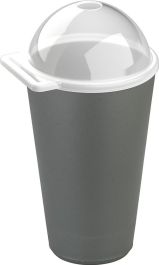 Becher 400ml mit Deckel mit Öffnung Move Cup als Werbeartikel