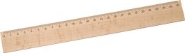 Lineal Holz 25 cm als Werbeartikel