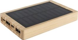 Metmaxx® SolarBankProBamboo als Werbeartikel