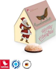 Lebkuchen Haus Mit WEISS 4er Lebkuchen Mini Inkl Druck