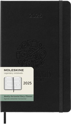 Moleskine Hardcover 12 Monate Wochenkalender L horizontal als Werbeartikel