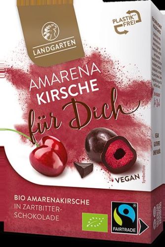 Landgarten Bio Amarenakirsche Für Dich 90g als Werbeartikel