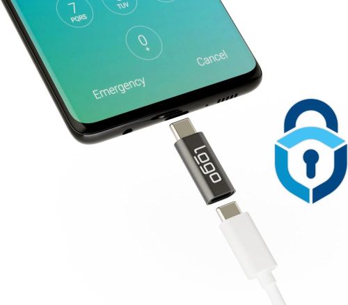 USB Data Blocker Lade-Virenschutz (Typ C) als Werbeartikel