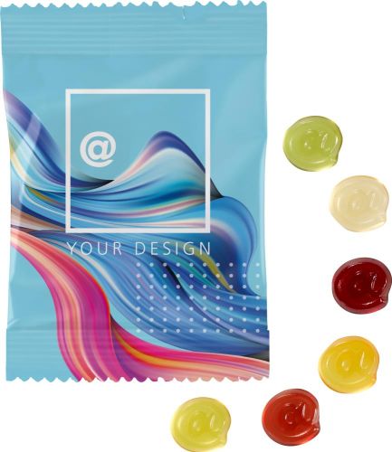 Fruchtgummi 10g Tüten - @ Zeichen als Werbeartikel