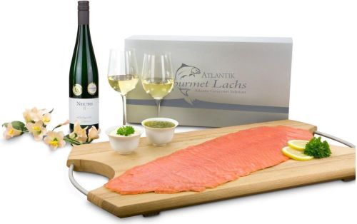 Lachs-Geschenk: Genießer als Werbeartikel