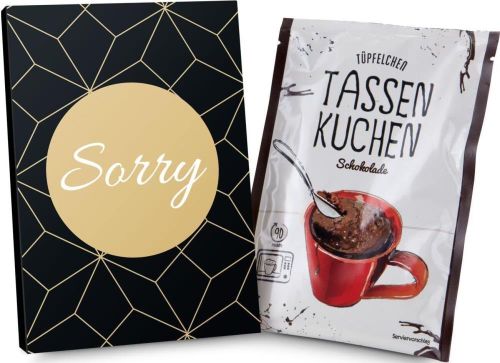 Tassenkuchen Schokolade 70 g als Werbeartikel