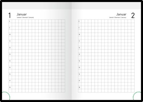 Korsch Handwerker-Taschenkalender immerwährend als Werbeartikel