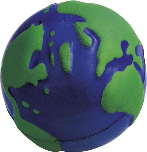 StressGlobe Ø 6,5cm Stressball als Werbeartikel