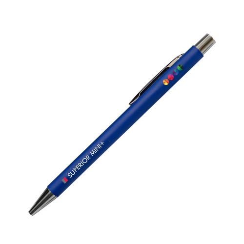 Pen Superior Mini+ Dark Blue (Blue ink) als Werbeartikel