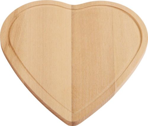 Schneidebrett Wooden Heart als Werbeartikel